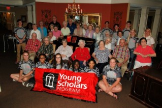 UGA Tifton Campus 2016 Young Scholars participants visited Tifton's Maple Court residents