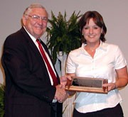 Jenny Granberry, Entomology, received the 2003 Research Secretarial/Clerical Support award.