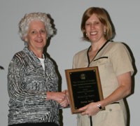 Donna Webb, Academic Programs, received the 2006 Award of Excellence for Service Unit Support.