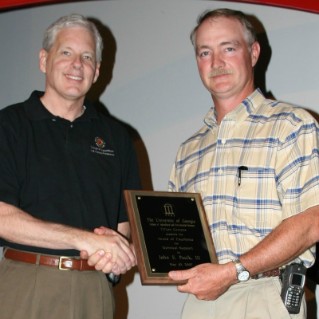 John Paulk, Crop and Soil Sciences, received the 2007 Award of Excellence for Technical Support.