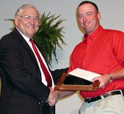 Dudley Cook, Crop and Soil Sciences, received the 2003 Research Technical Support award.