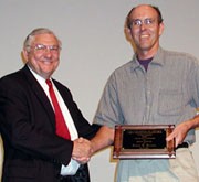 Jim Dutcher, Entomology, received the 2003 Senior Research Scientist award.