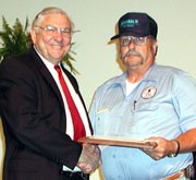 Norman Parks, Physical Plant, received the 2003 Research Technical Support award.
