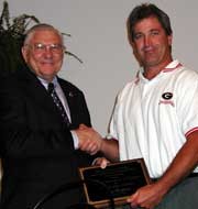  	  Eric Prostko, Crop and Soil Sciences, received the 2004 Mike Bader Junior Extension Scientist Award for Excellence.