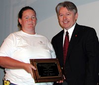 Lola C. Sexton, Crop and Soil Sciences, received the 2005 Award of Excellence for Technical Support.