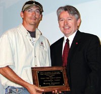 Stanley Culpepper, Crop and Soil Sciences, received the 2005 Mike Bader Junior Extension Scientist Award for Excellence.