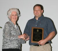 Johnny Rossi, Animal and Dairy Science, received the 2006 Junior Extension Scientist Award for Excellence. This award is presented in memory of Mike Bader. 