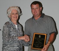  	  Tim Grey, Crop and Soil Sciences, received the 2006 Junior Research Scientist Award for Excellence. This award is presented in memory of Gary Herzog.