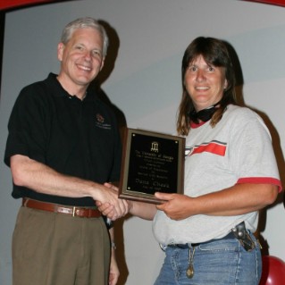 Dana Cheek, Crop and Soil Sciences / NESPAL, received the 2007 Award of Excellence for Service Unit Support.