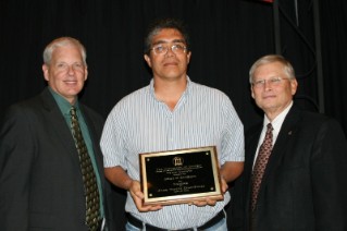 Juan Carlos Diaz-Perez, Horticulture, received the 2010 Teaching Award for Excellence.